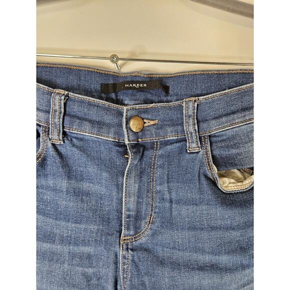 Harper Heritage Womens High Rise Skinny Jeans Size 30 Stretch Med Wash - Picture 3 of 5